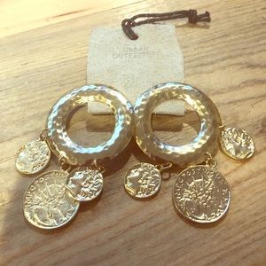 Coin Statement Earrings